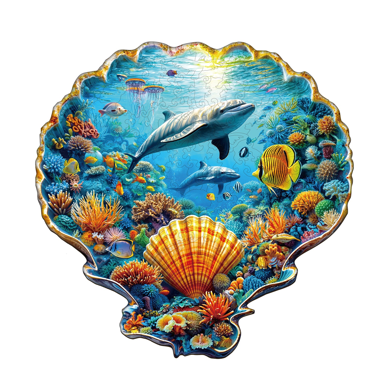 Underwater World - Shells Wooden Jigsaw Puzzle