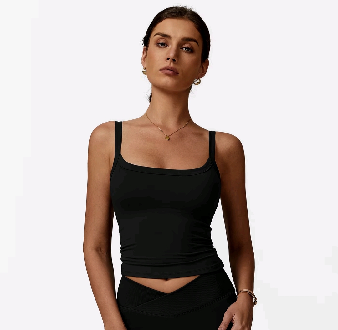 2025 Summer Women's Tank Top-Racerback Sleeveless Workout Shirt with Built-inBra |4-Way Stretch, Quick Dry & Breathable