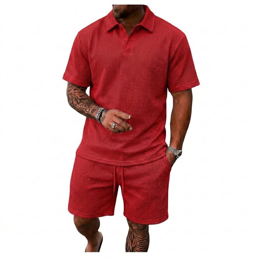 Men's Summer 2 Piece Athletic Casual Set