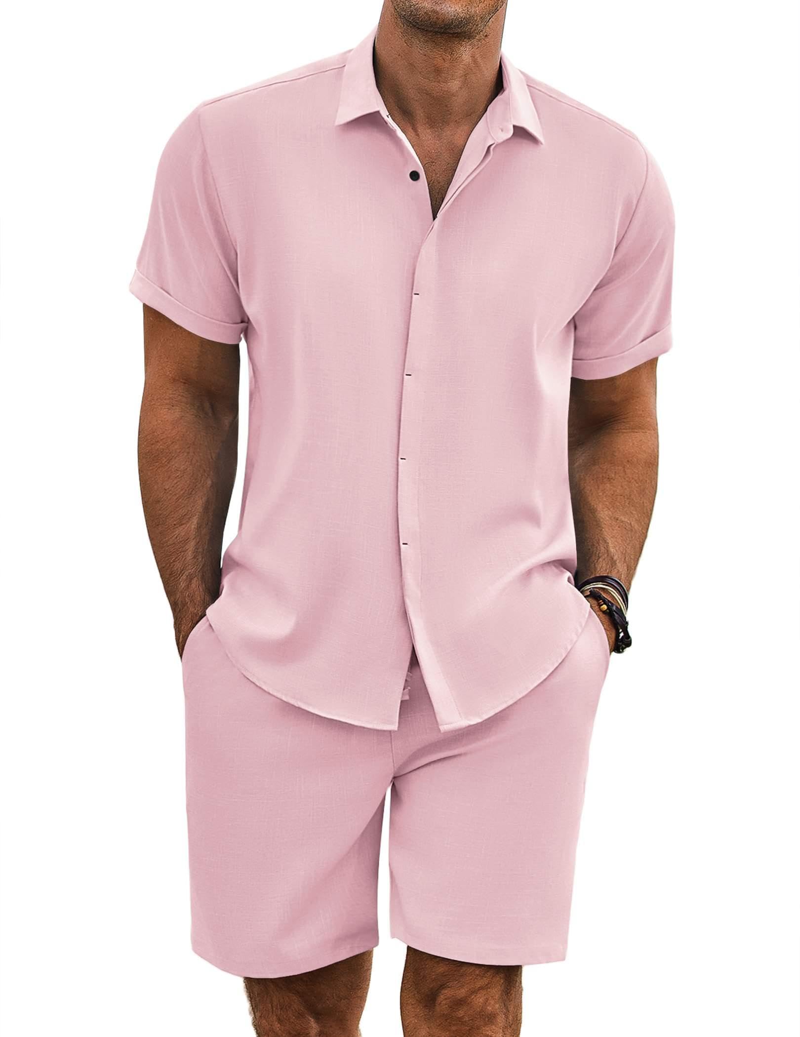 Breezy Linen Summer Shirt & Shorts Set