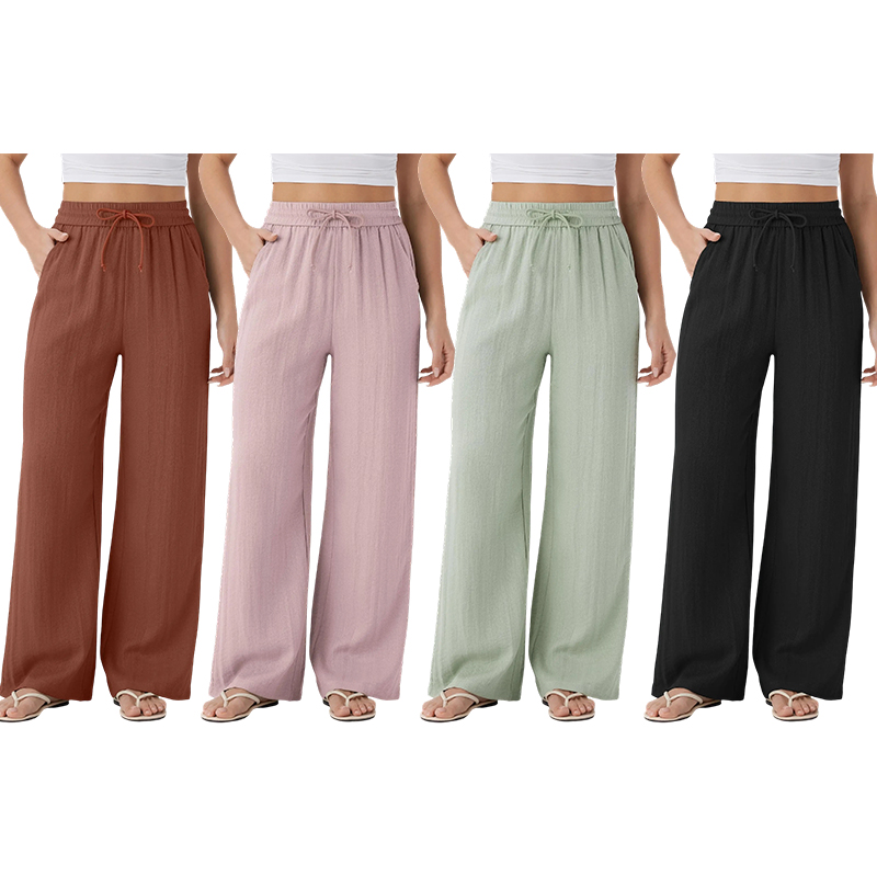 Women's High Waist Wide Leg Pants