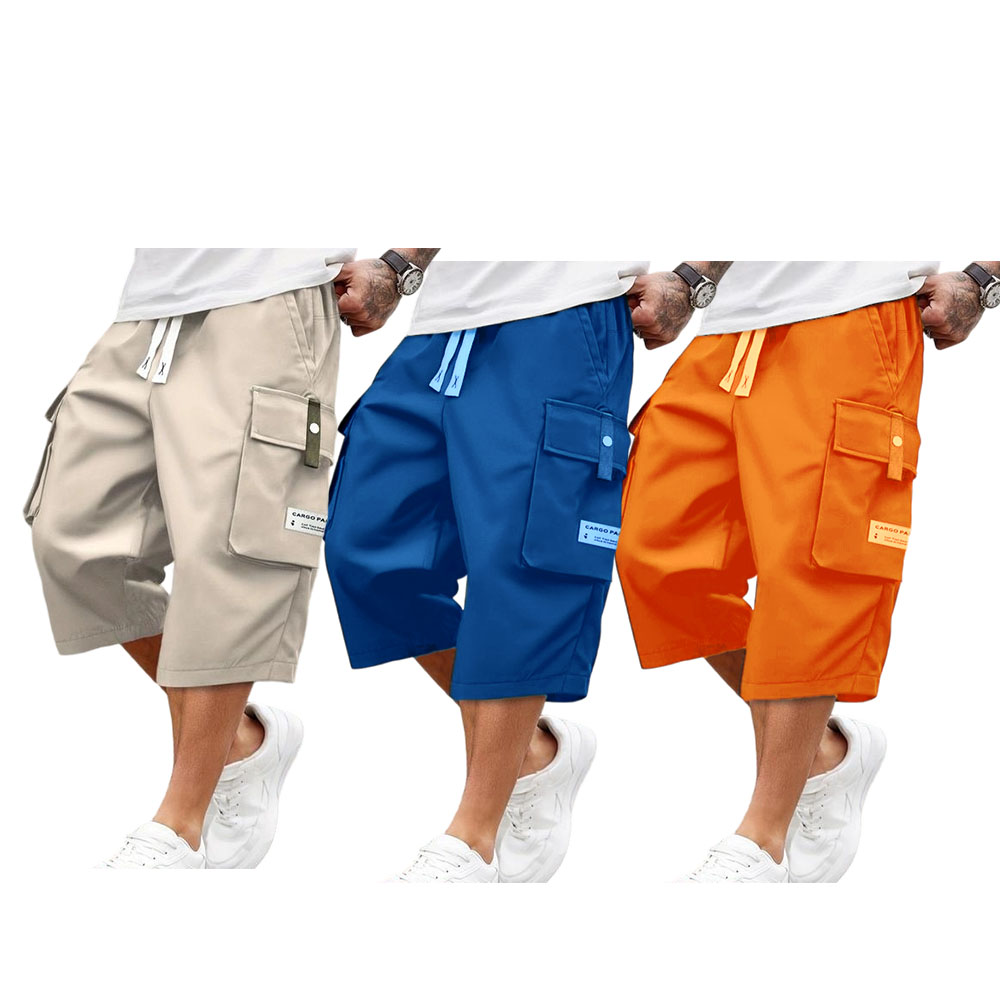 Men'S Plus Size Summer Lightweight Cargo Pants