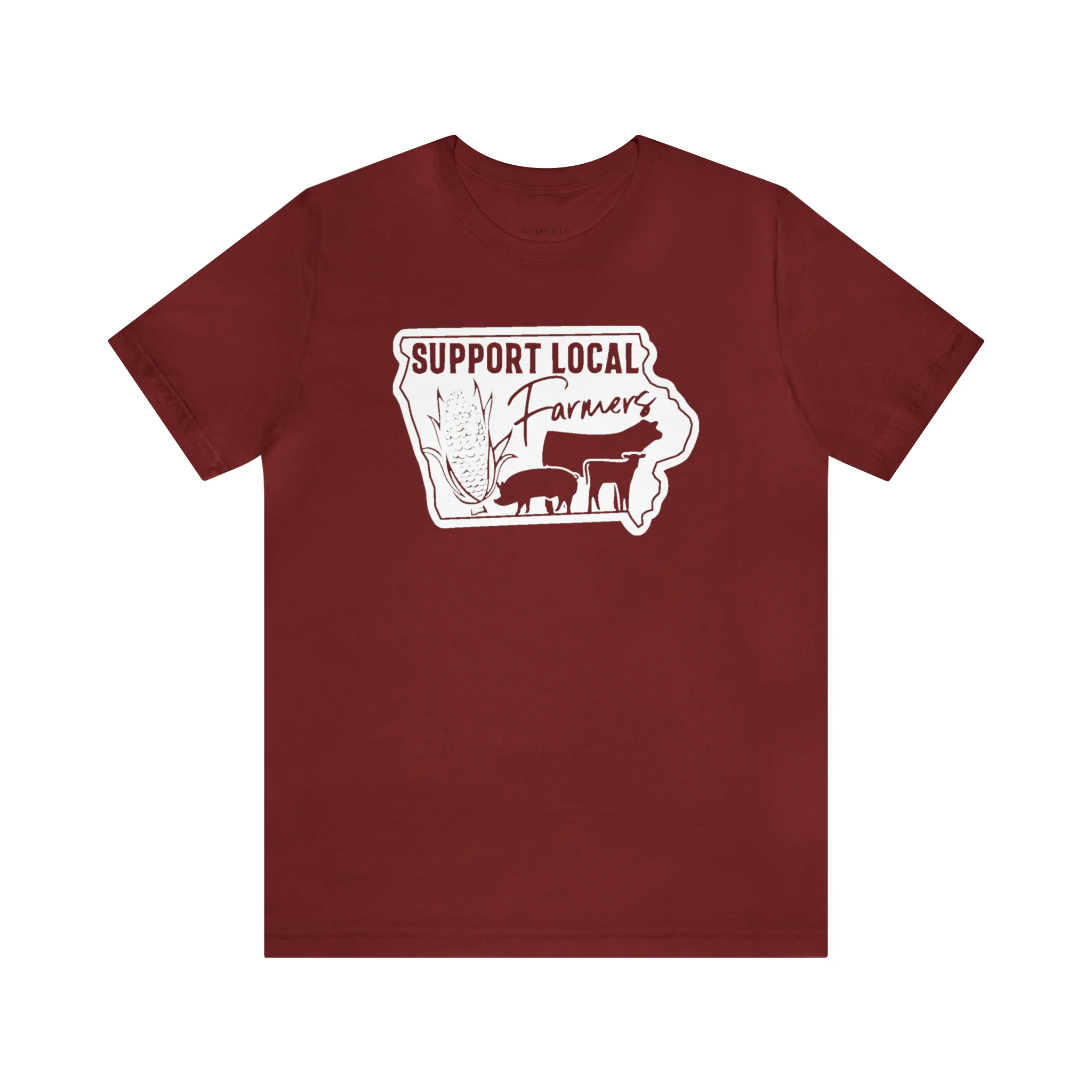 Iowa Farmer Unisex Jersey Short Sleeve Tee