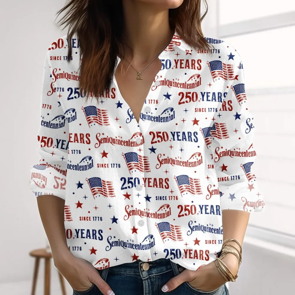 Ladies' 250Th Anniversary Celebration Collar Shirt