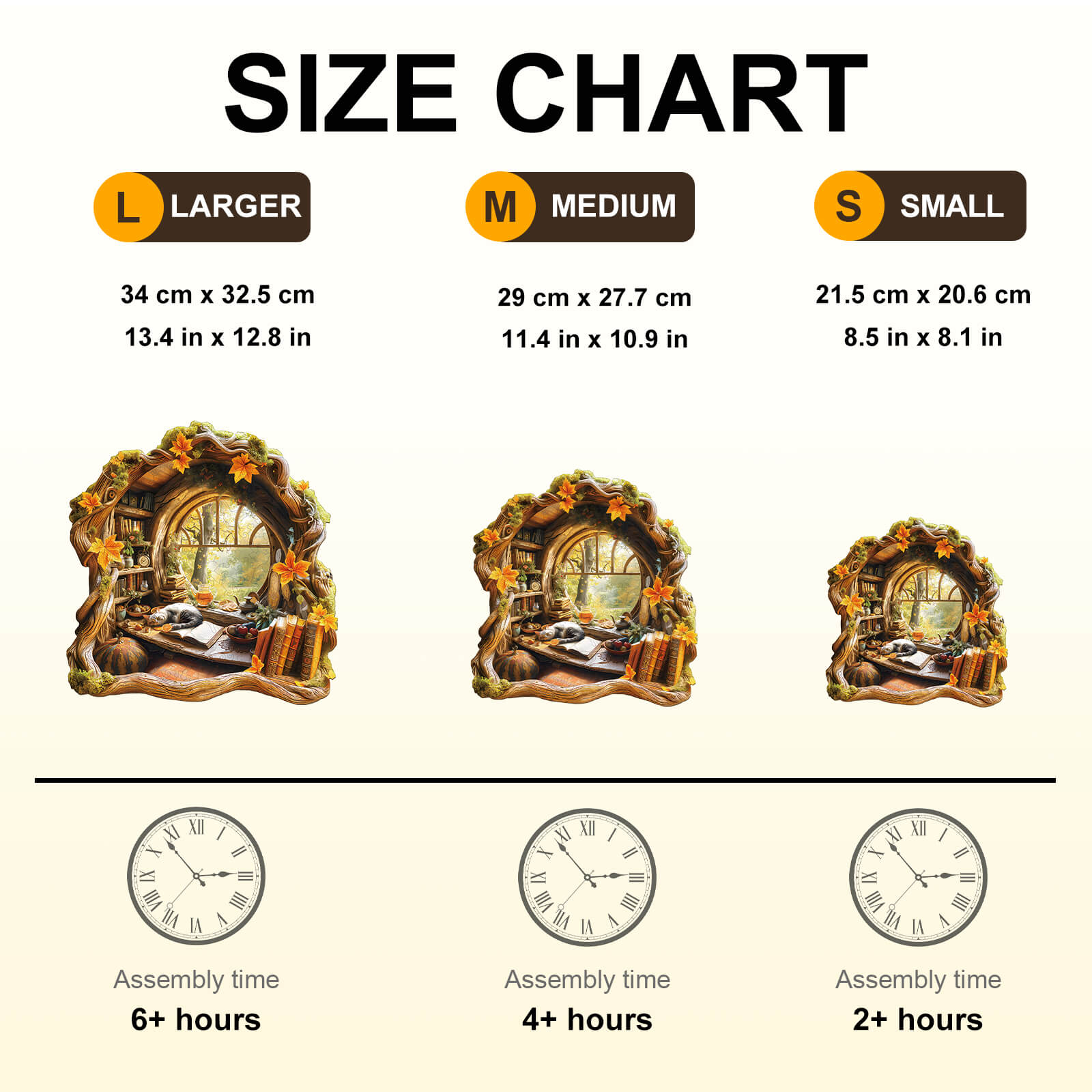 Tree house window view Wooden Jigsaw Puzzle