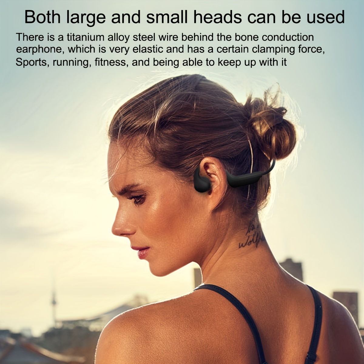 Upgraded Bone Conduction Earphones True Wireless Open Type Earphones