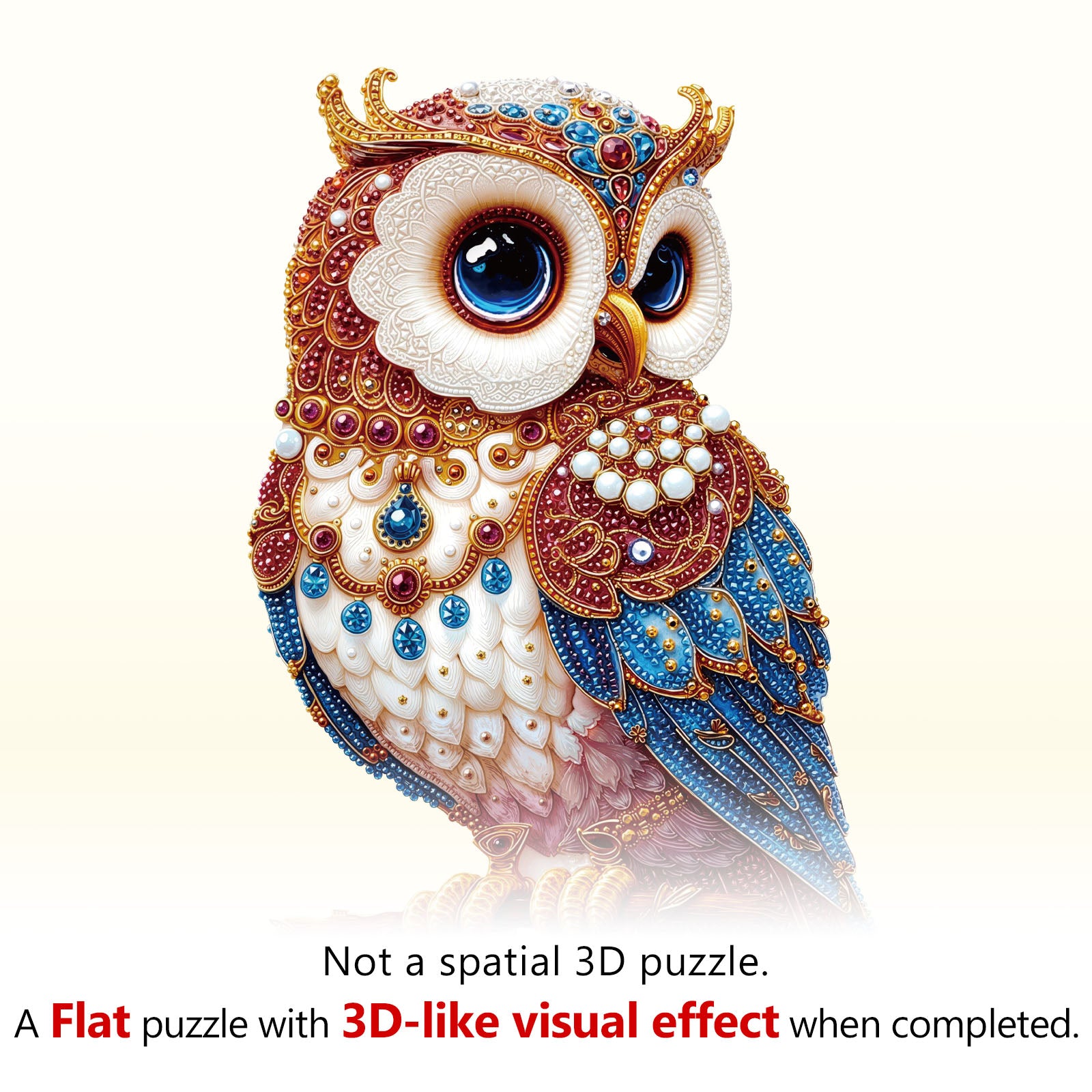 Regal Owl Wooden Jigsaw Puzzle