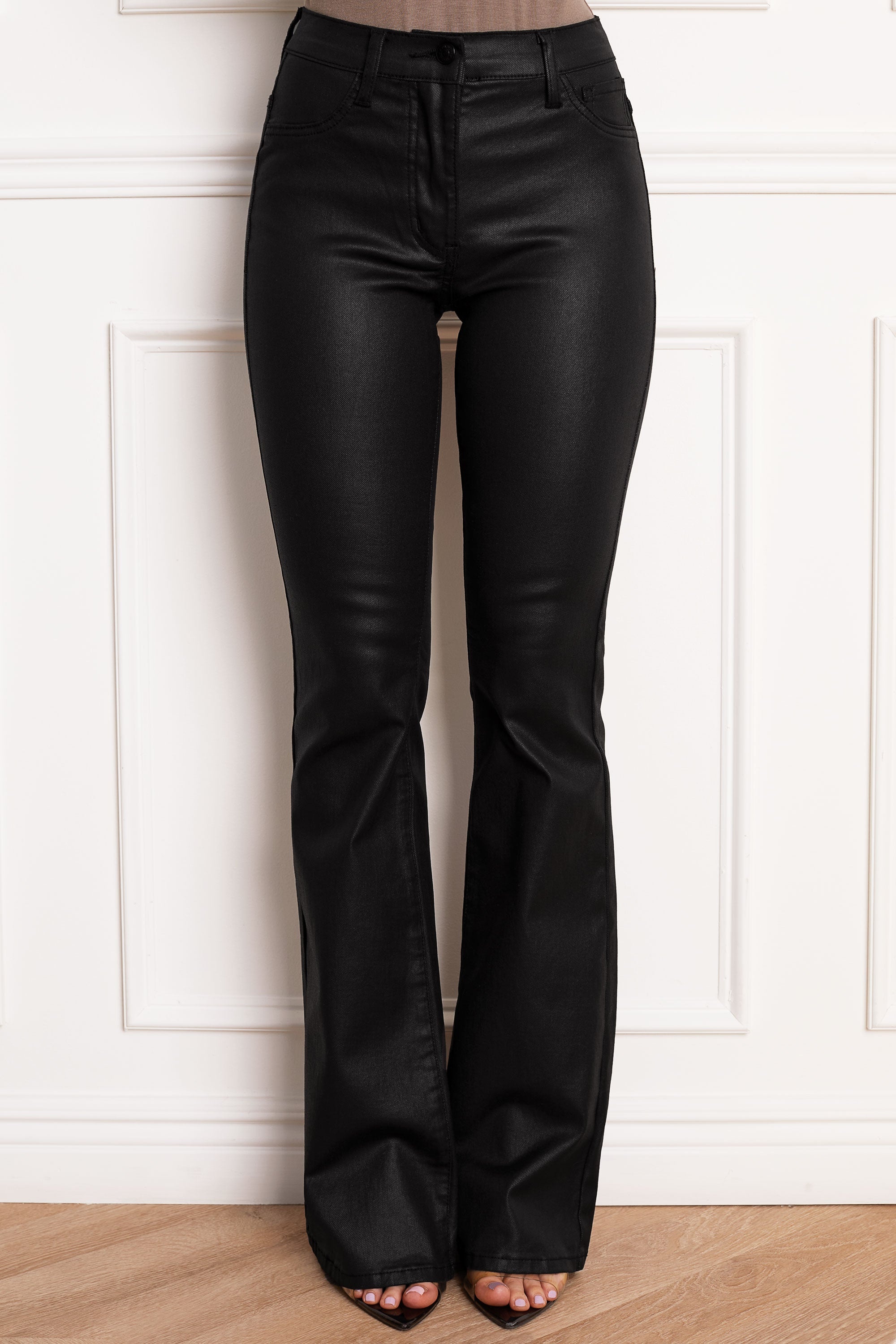 Refined Flare High-Rise Pants