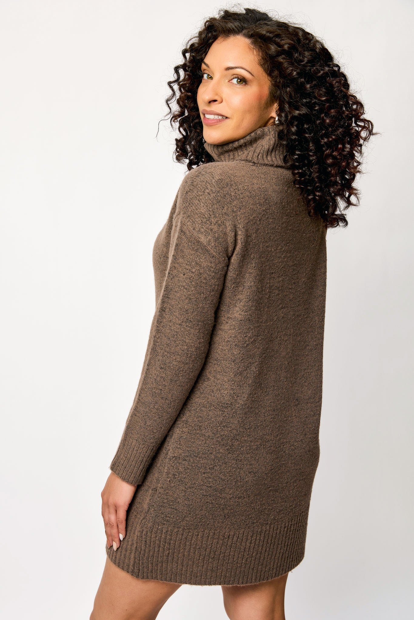 Turtleneck Sweater Dress