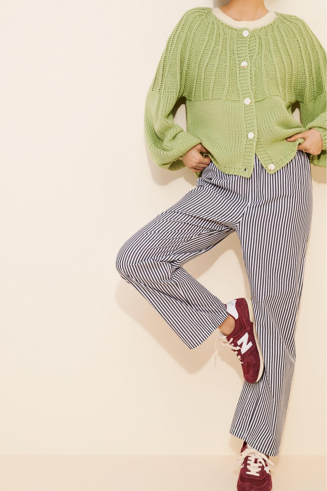 Balloon Sleeve Textured Cardigan