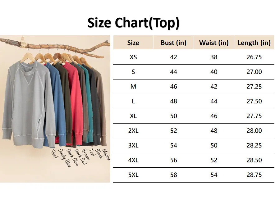 Pigment Dyed Crewneck Sweatshirts With Pockets