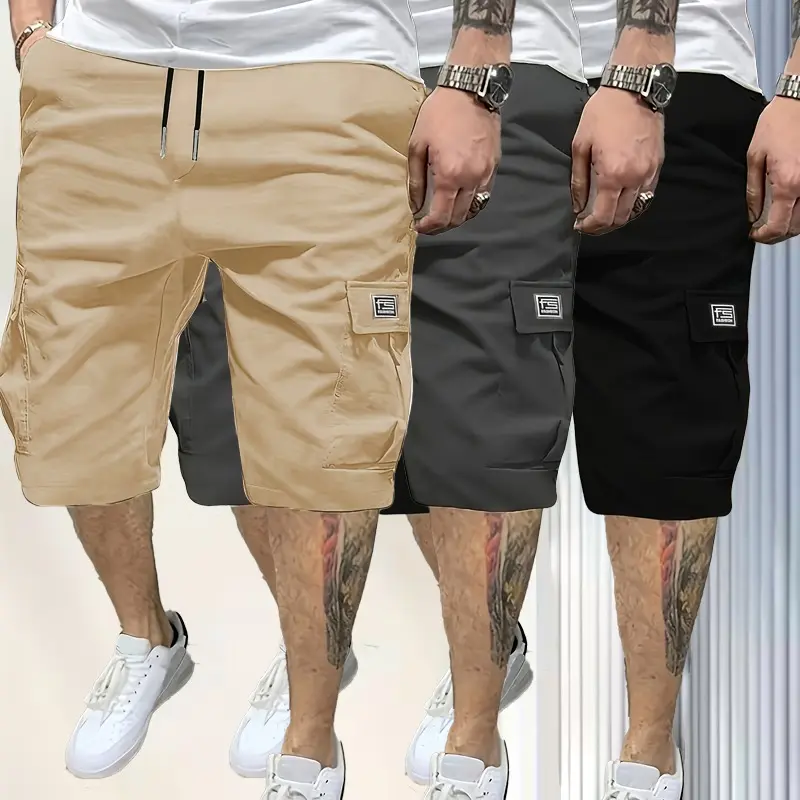 3 Piece Men's Shorts Set