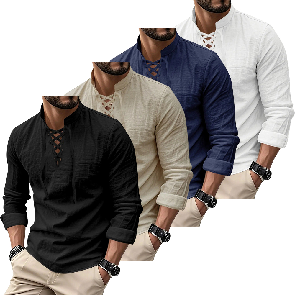 Men's Lightweight Breathable Linen Shirt