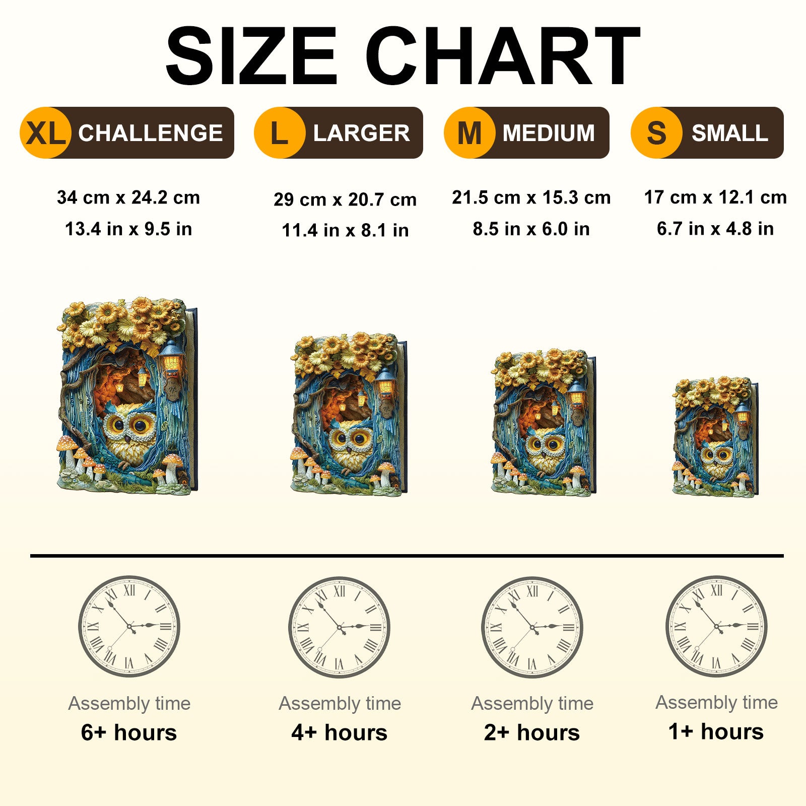 Owl Beneath The Light Wooden Jigsaw Puzzle