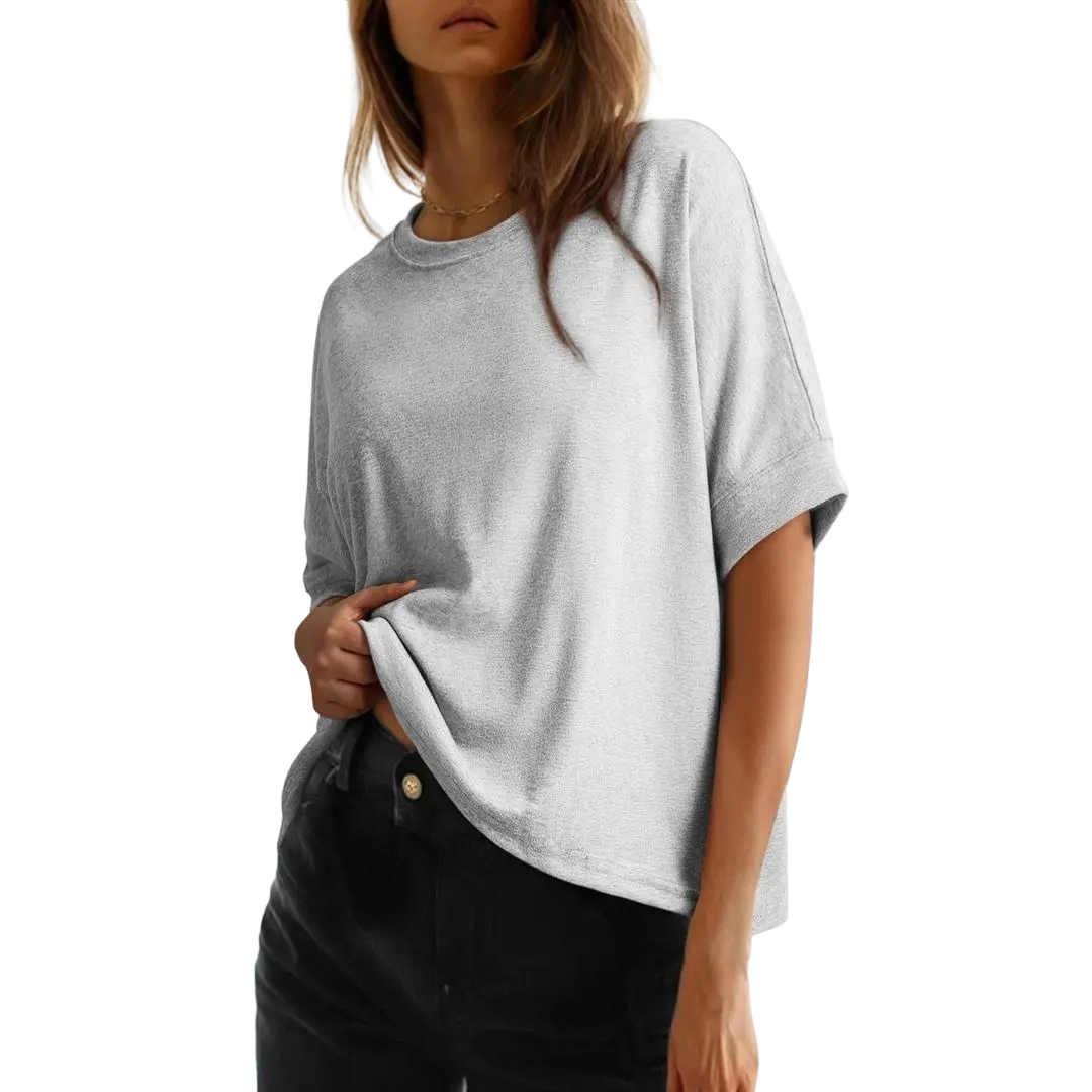 Women's Tops for Women 2026 Loose Oversized Basic Tee Comfortable Soft Fabric Flattering Fit