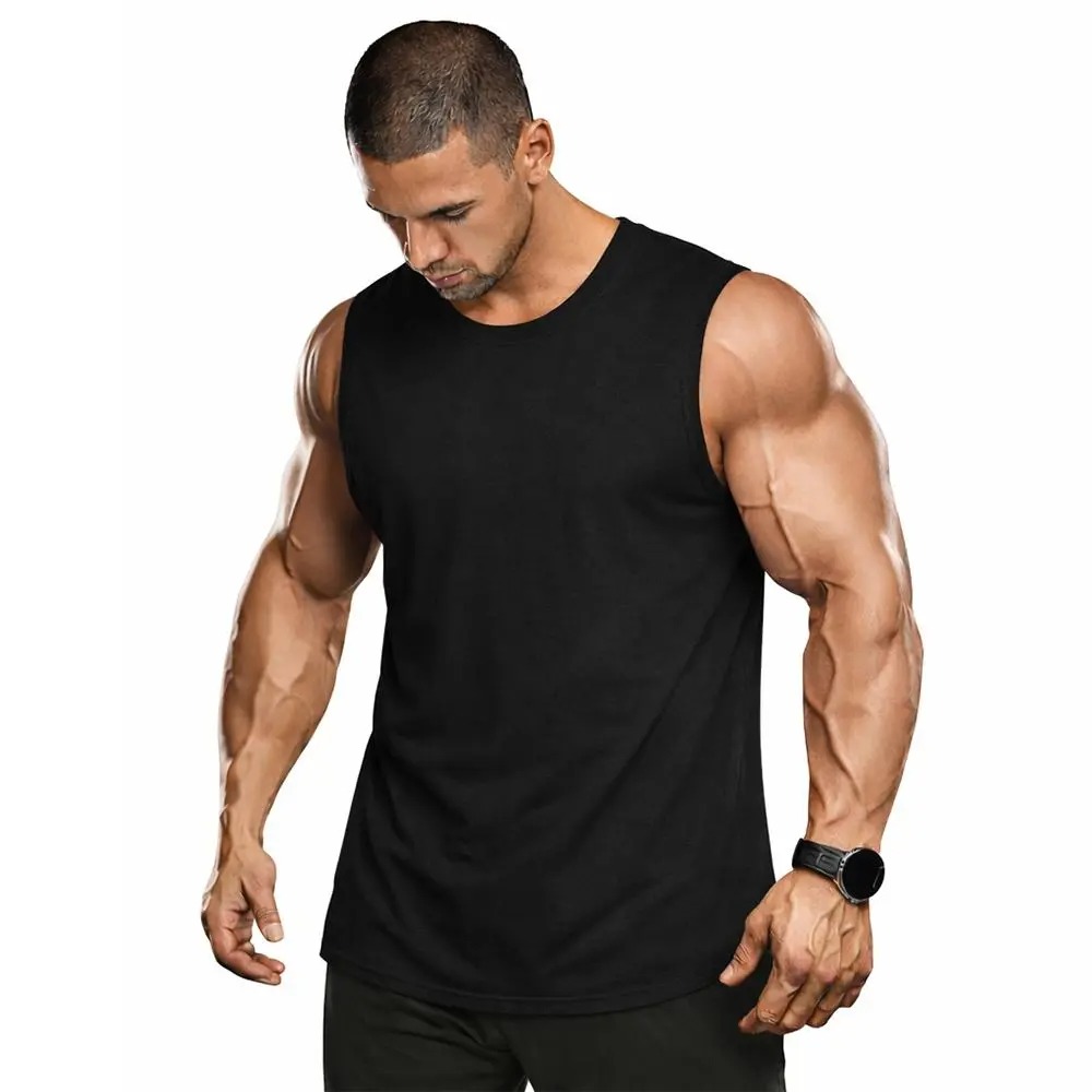 Men's Sleeveless Crewneck Tank Top