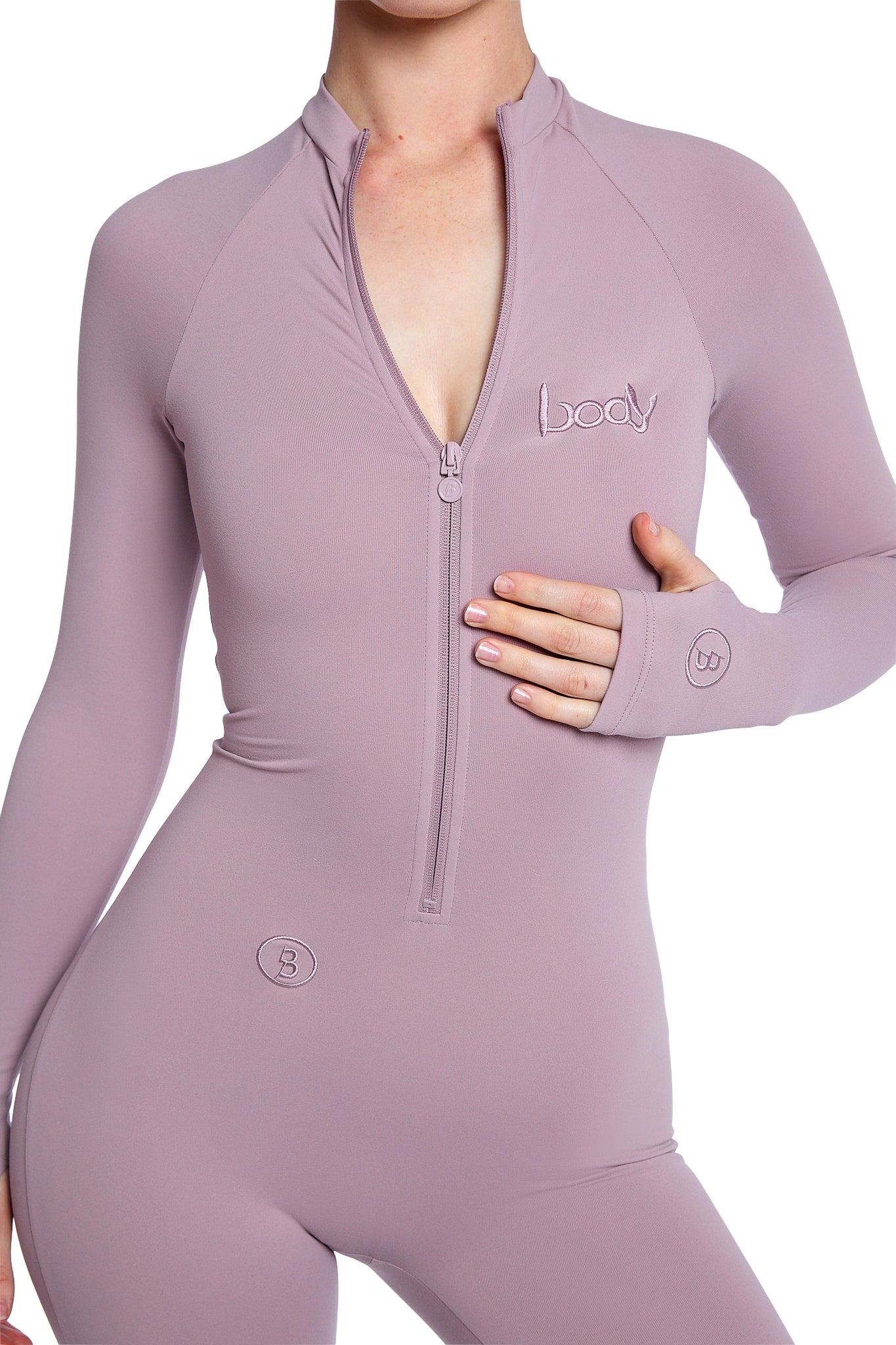 BASICS JUMPSUIT (MAUVE)