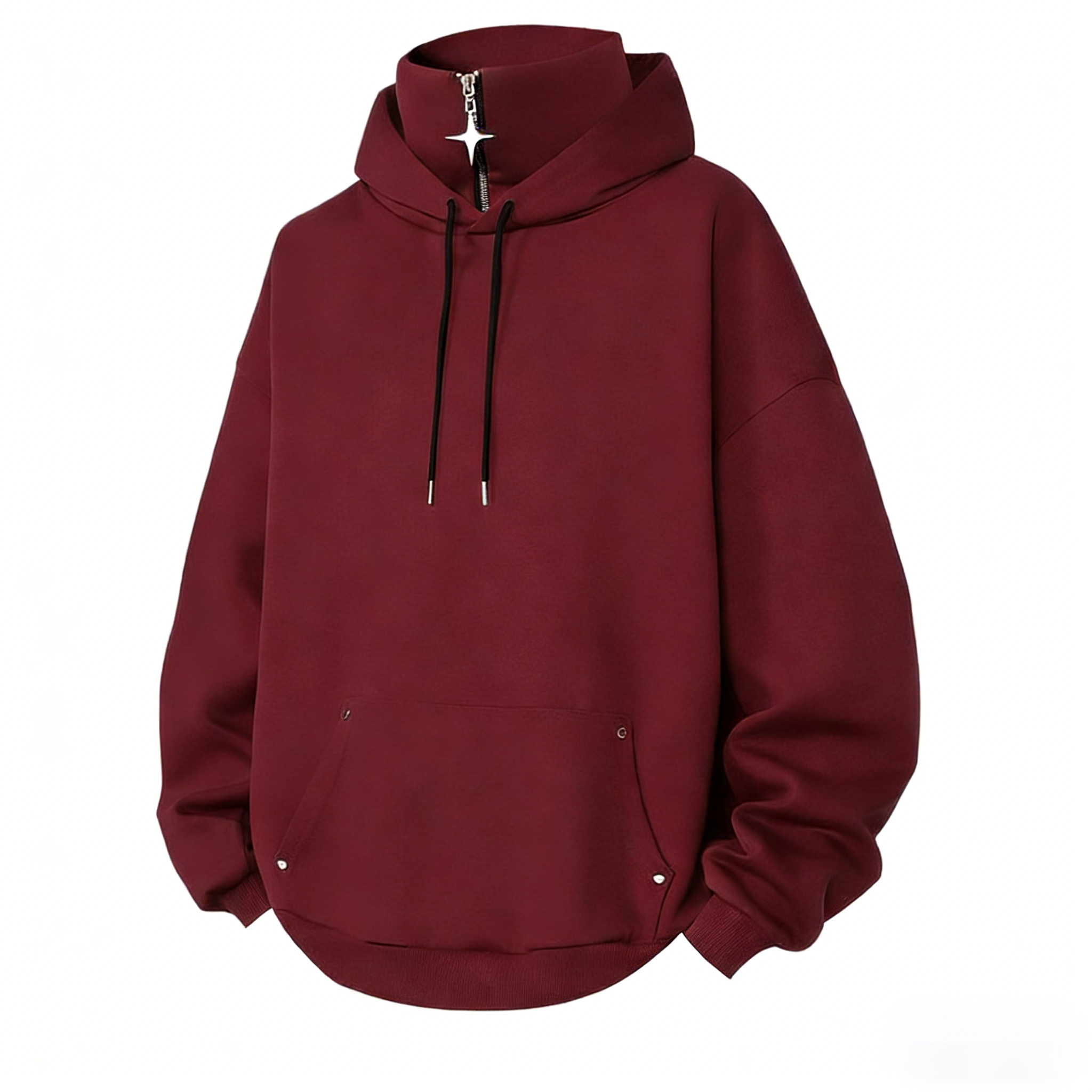 Plus Size Men’s Casual Pullover Jacket