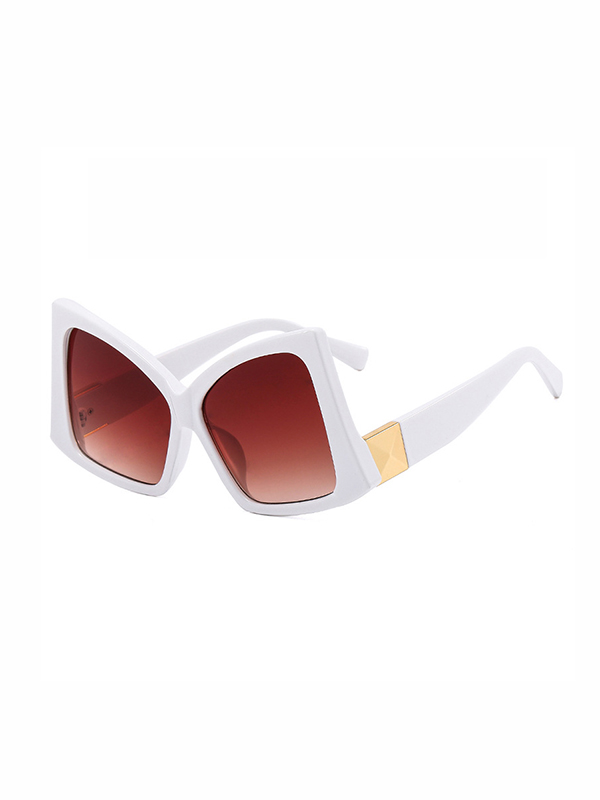 Geometric Sun-Protection Sunglasses Accessories