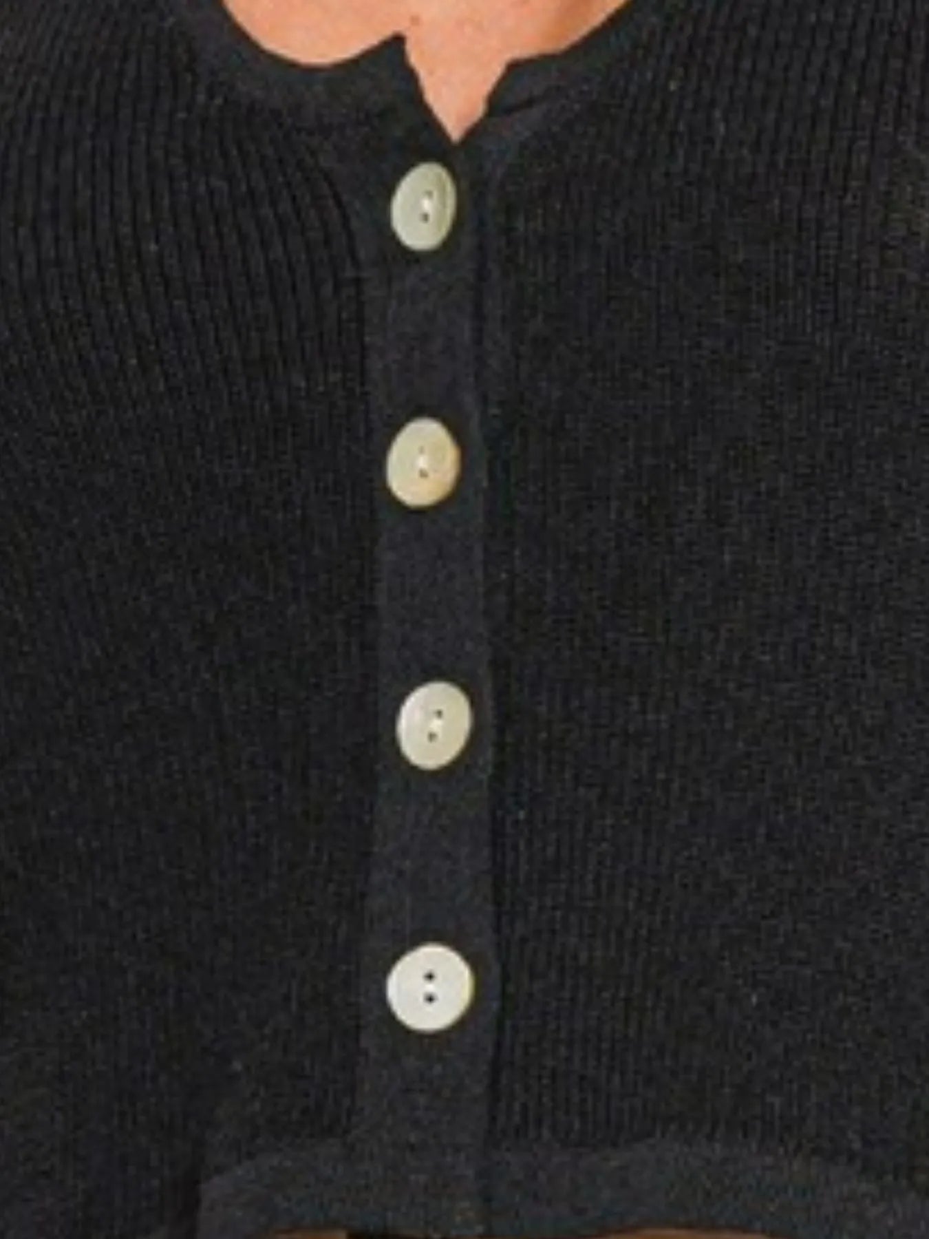 Button-up Cropped Sweater Vest