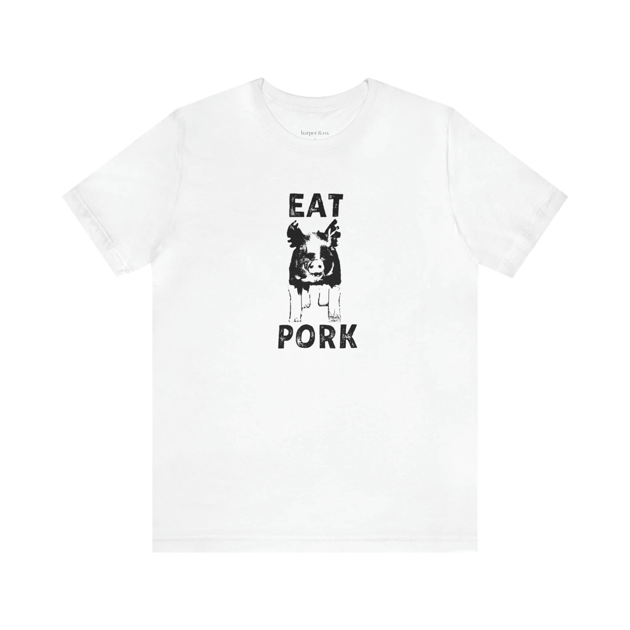 Eat Pork Unisex Jersey Short Sleeve Tee