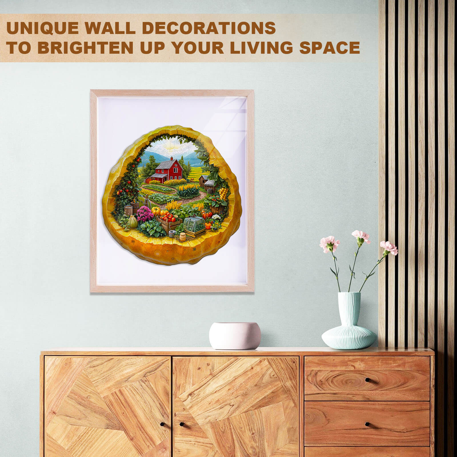 Potato Autumn Farm Wooden Jigsaw Puzzle