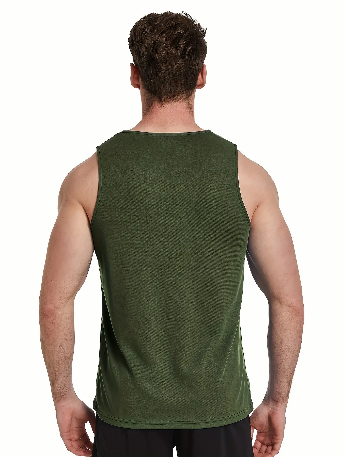 🔥Easter Sale!!Men's Quick Dry Workout Tank Tops Breathable Gym Sleeveless Muscle Shirts dealsforyoudays