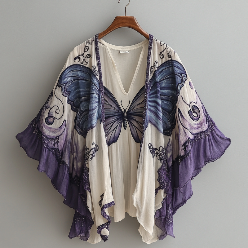 Summer original design elegant handmade animal theme cardigana24f