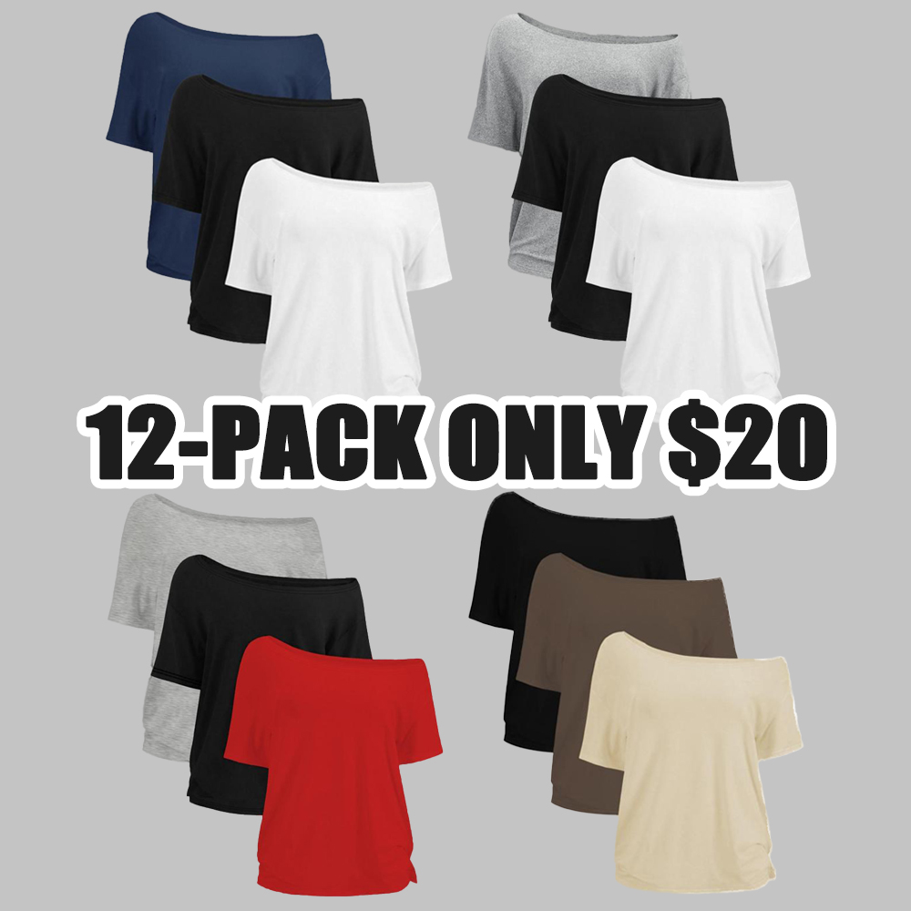 Women’s Solid Color Loose Tee – Casual Basic Short Sleeve T-shirt for Daily Wear