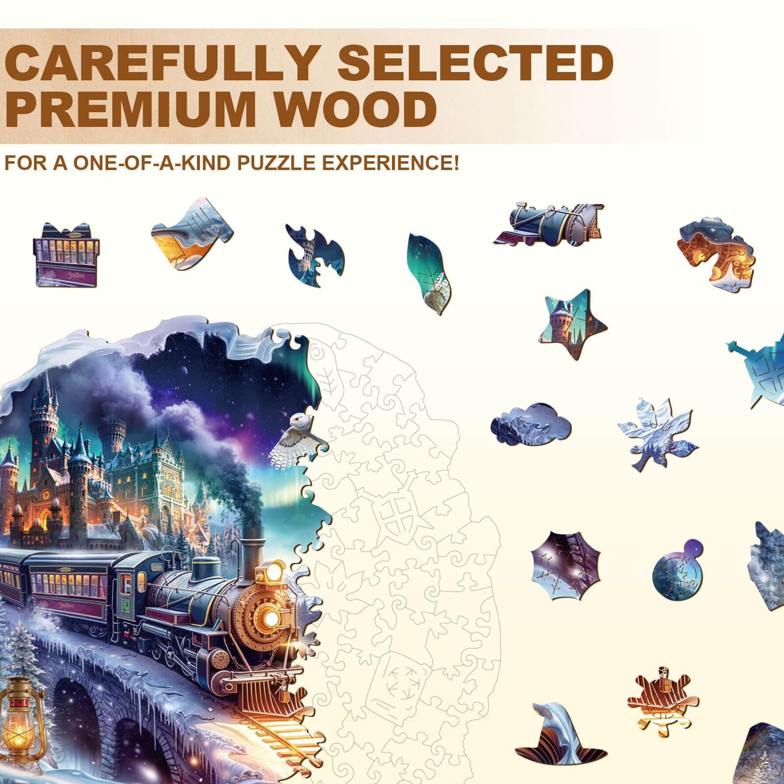 Magic Snowpiercer Wooden Jigsaw Puzzle