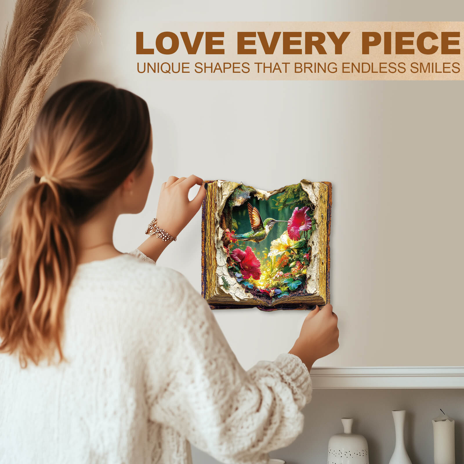 Whispering Wings Wooden Jigsaw Puzzle