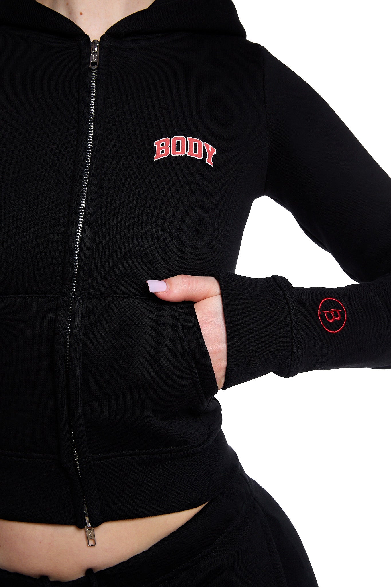 BACKSHOT HOODIE 2.0 (BLACK/RED)