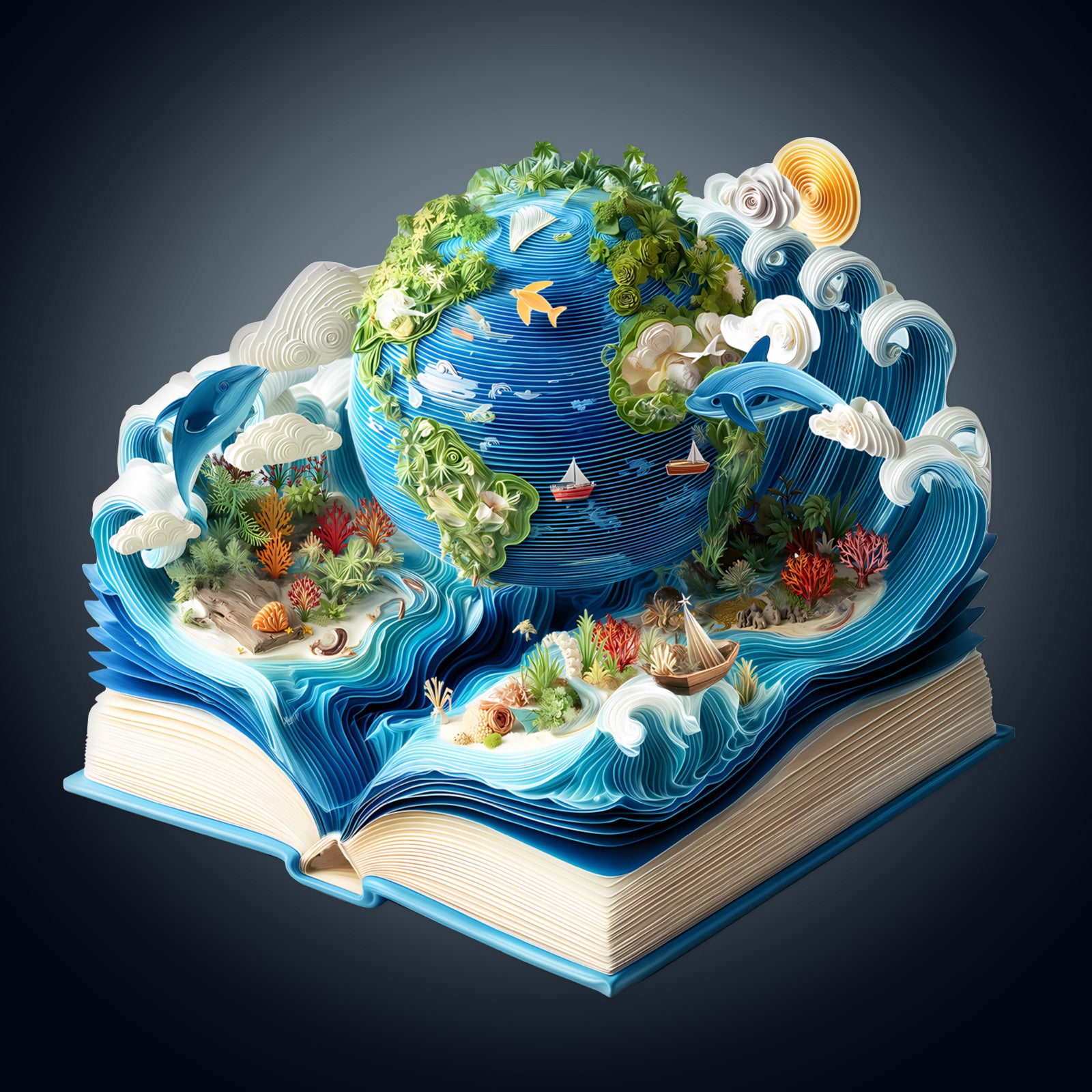 Ocean and Earth Wooden Jigsaw Puzzle