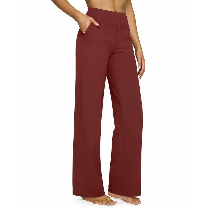 Women Loose High-Waist Business Casual Pants