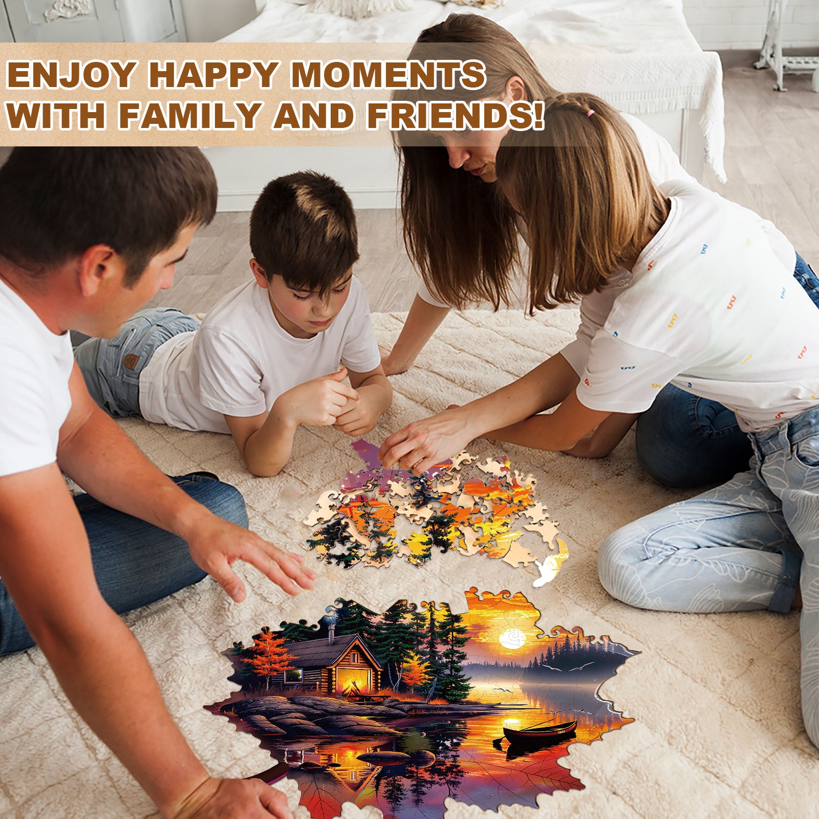 Autumn scenery Wooden Jigsaw Puzzle