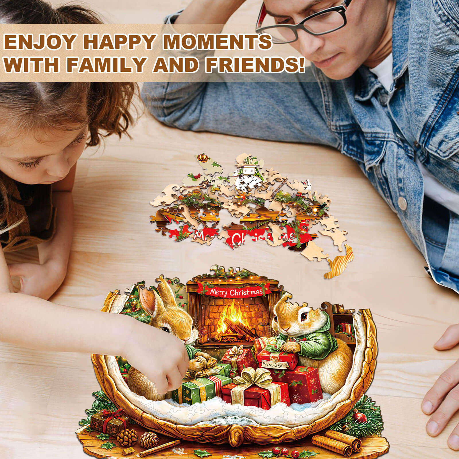 Rabbit House Wooden Jigsaw Puzzle