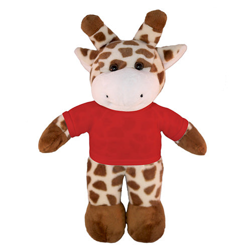 Soft Plush Giraffe with Tee 8inch
