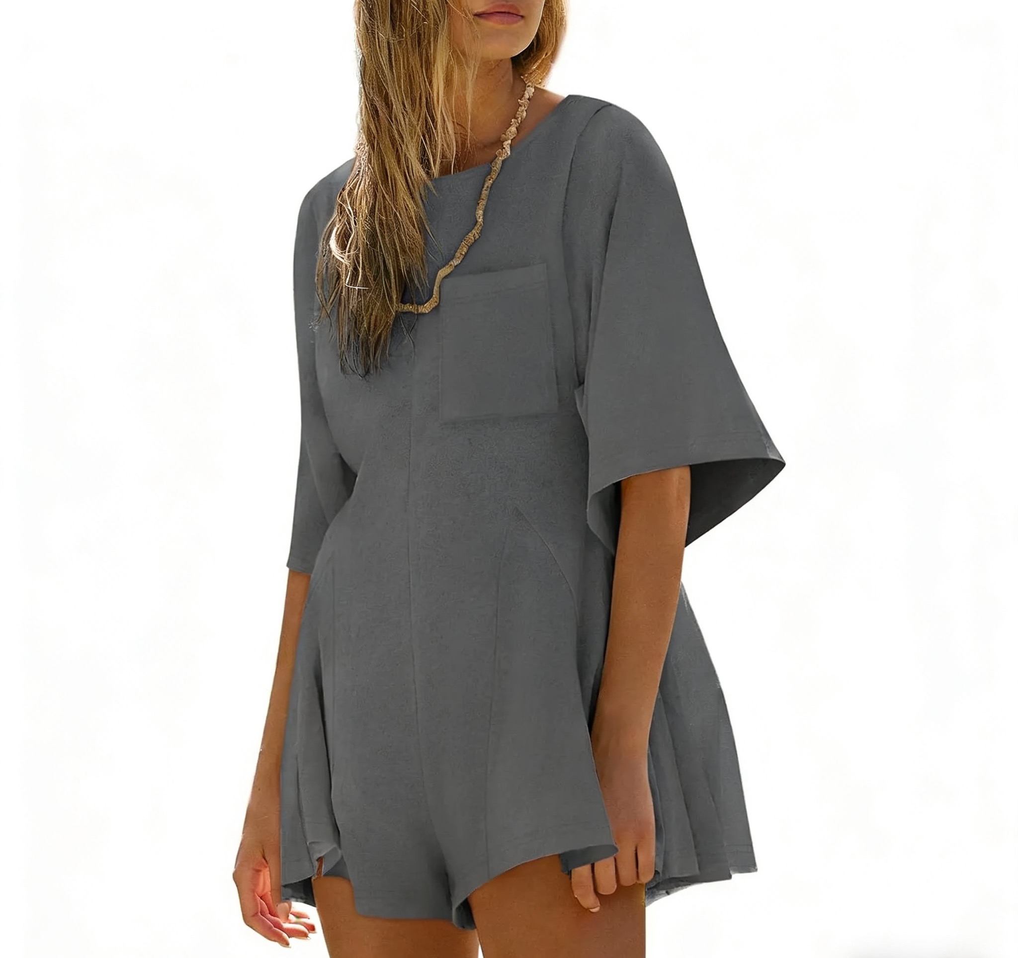 👖👖👖Women's Casual Short Sleeve Romper
