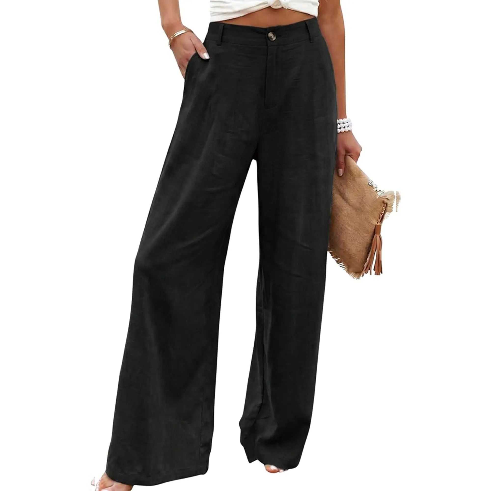Women's High Waist Wide Leg Pants