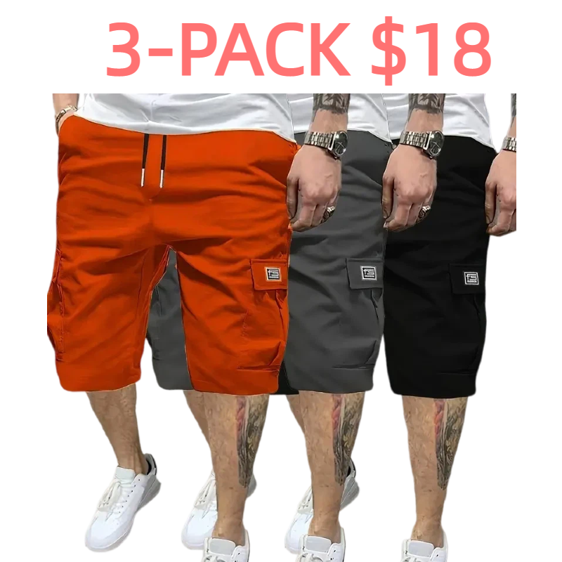 3 Piece Men's Shorts Set