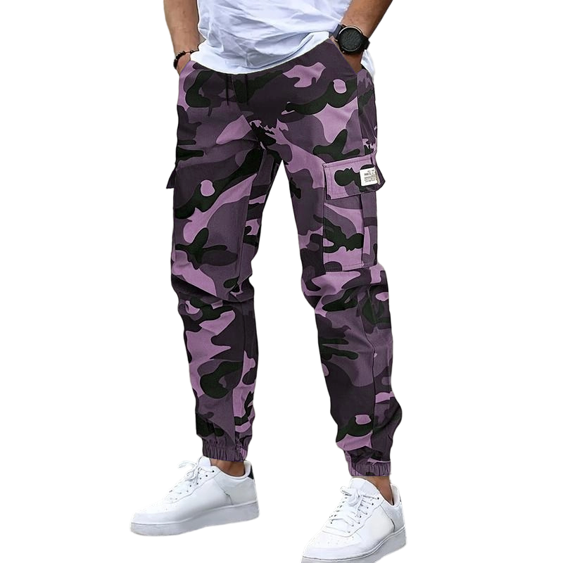 Men's Multi - Pocket Streetwear Cargo Pants - Rugged Durable Construction