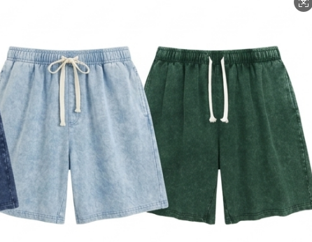 🏀🏀Unisex Acid Washed Vintage Shorts