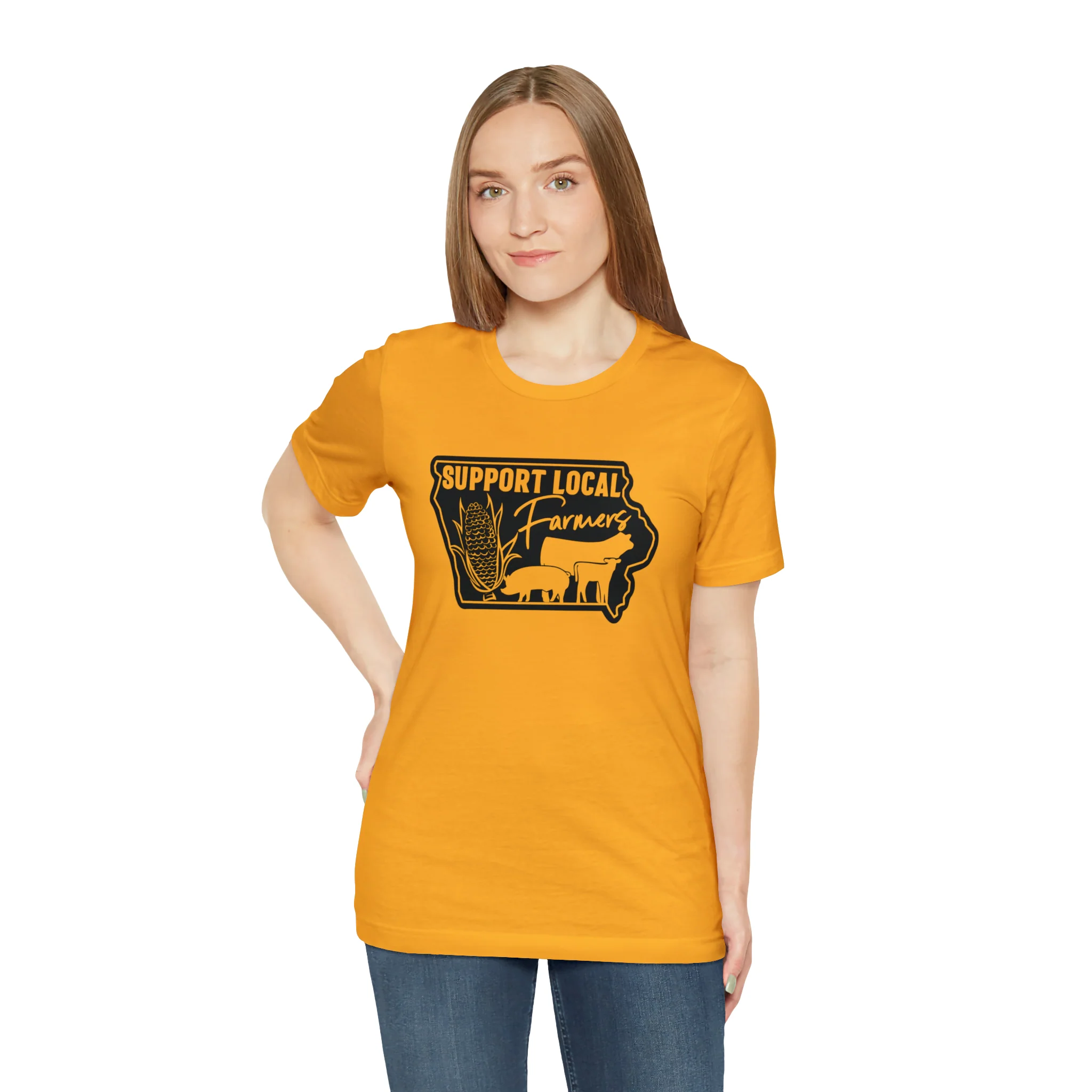Iowa Farmer Unisex Jersey Short Sleeve Tee