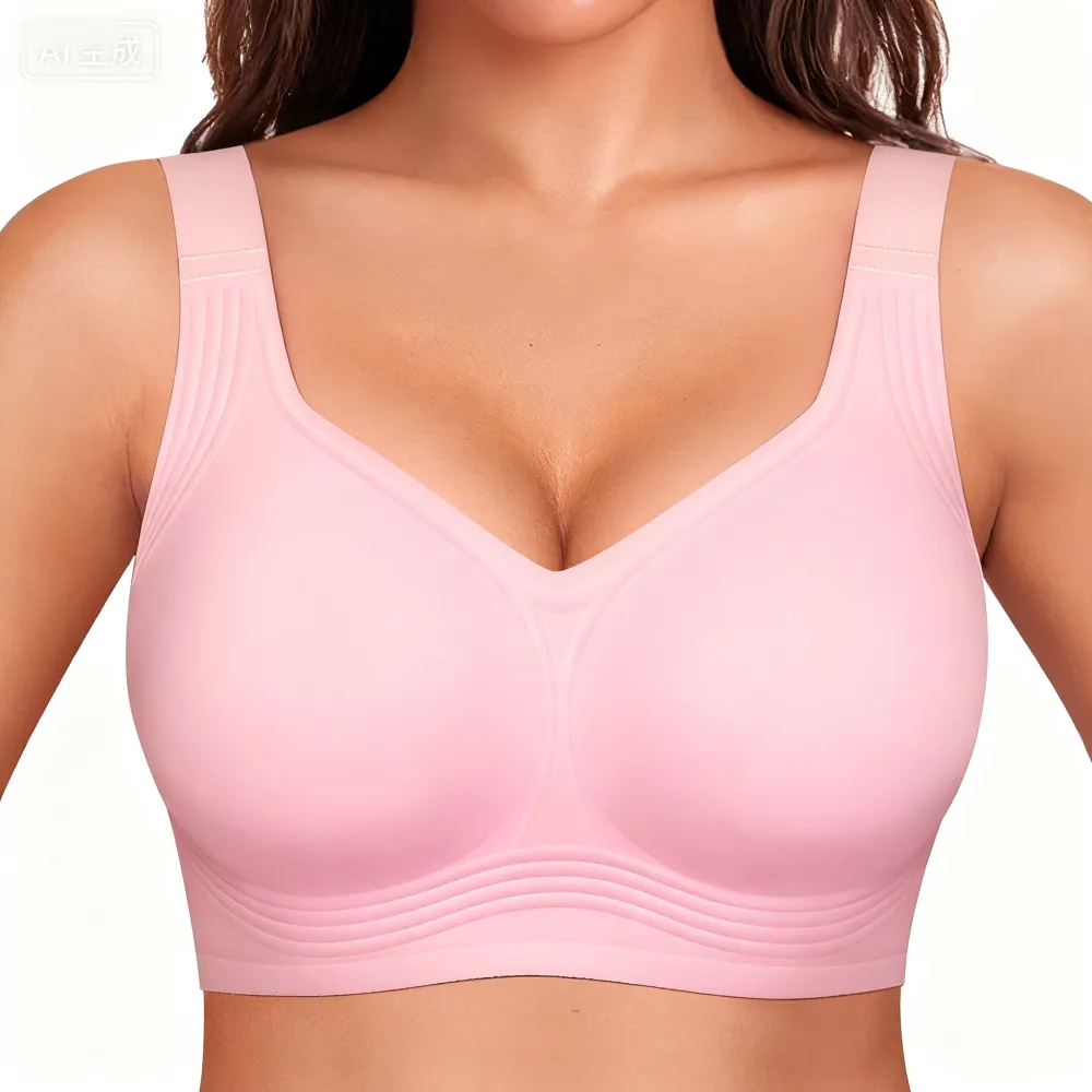 Women Wirefree Bras for Women Full Coverage No Underwire Everyday Bras Comfortable Wireless Padded Bras