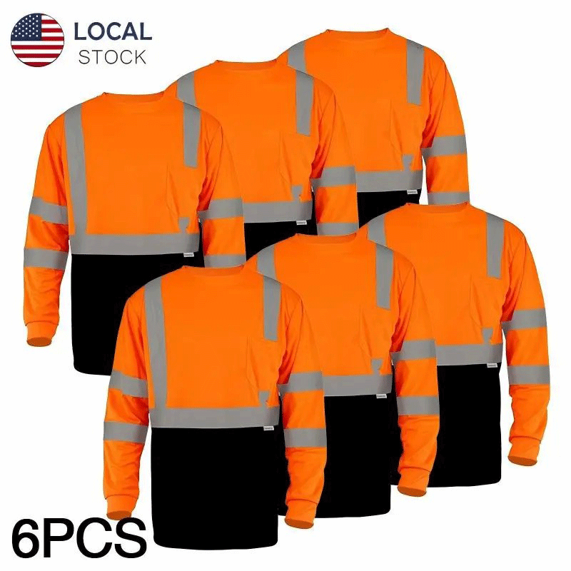 🔥🔥Tuglow Class 3 Premium Hi-Vis Long Sleeve Hoodie - Ultimate Work Protection