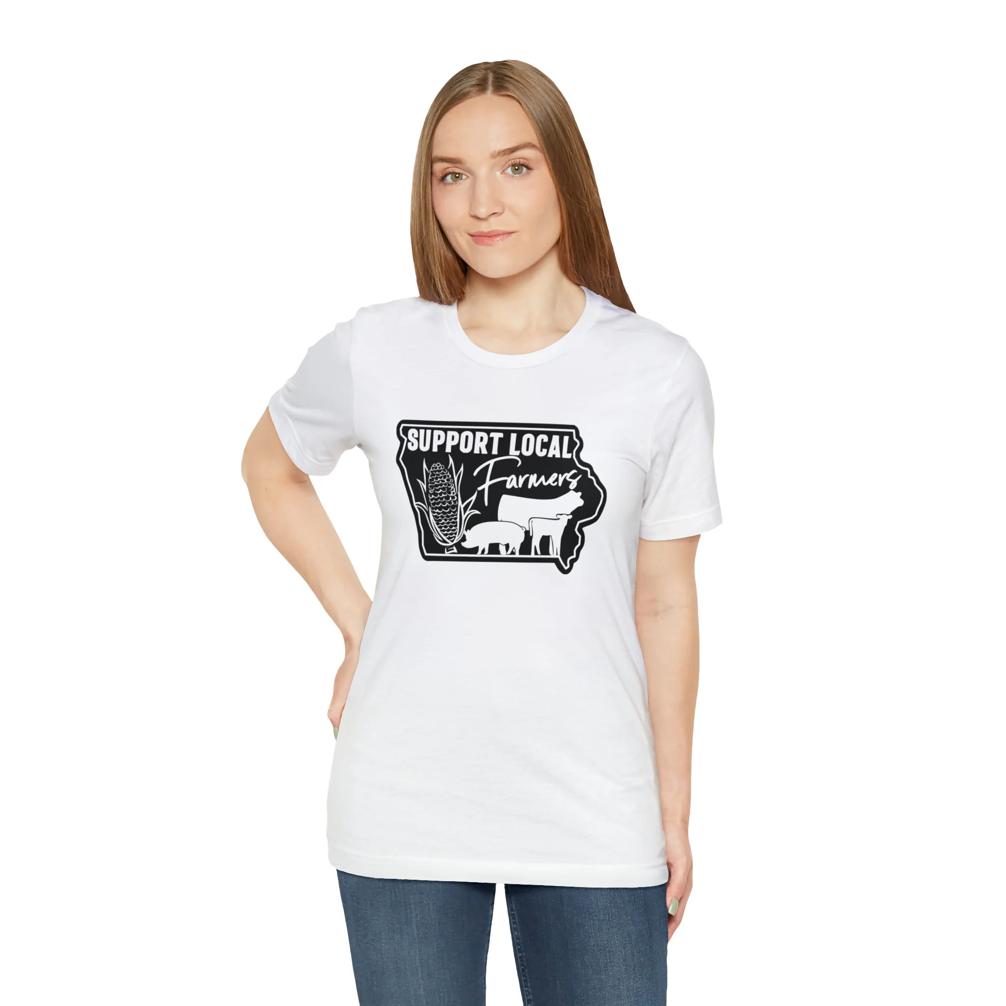 Iowa Farmer Unisex Jersey Short Sleeve Tee