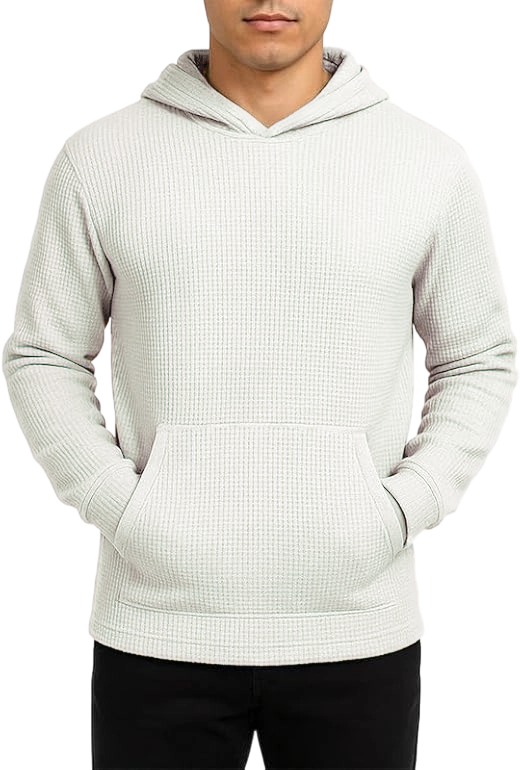 Men's Multi Pack Waffle Knit Pullover Hoodie (S-6XL)