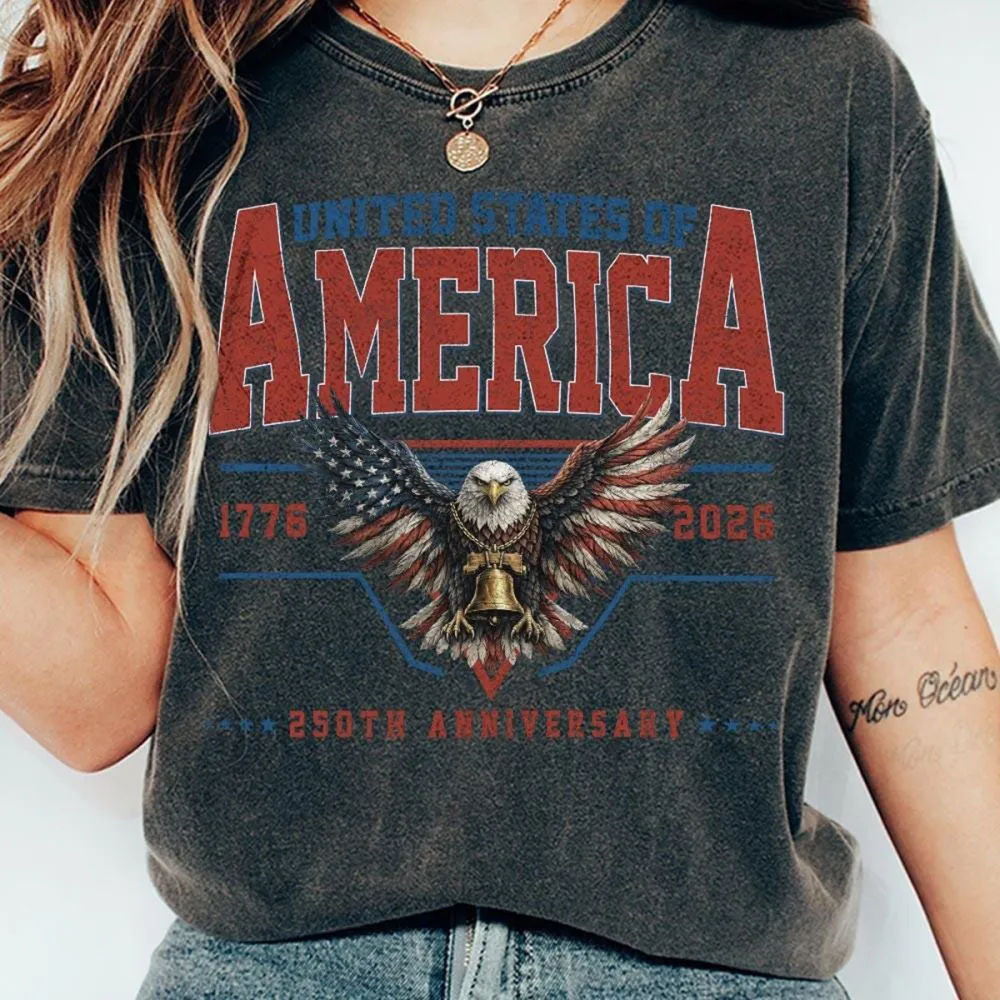 250Th Anniversary Retro Comfort Color T-Shirt From The United States