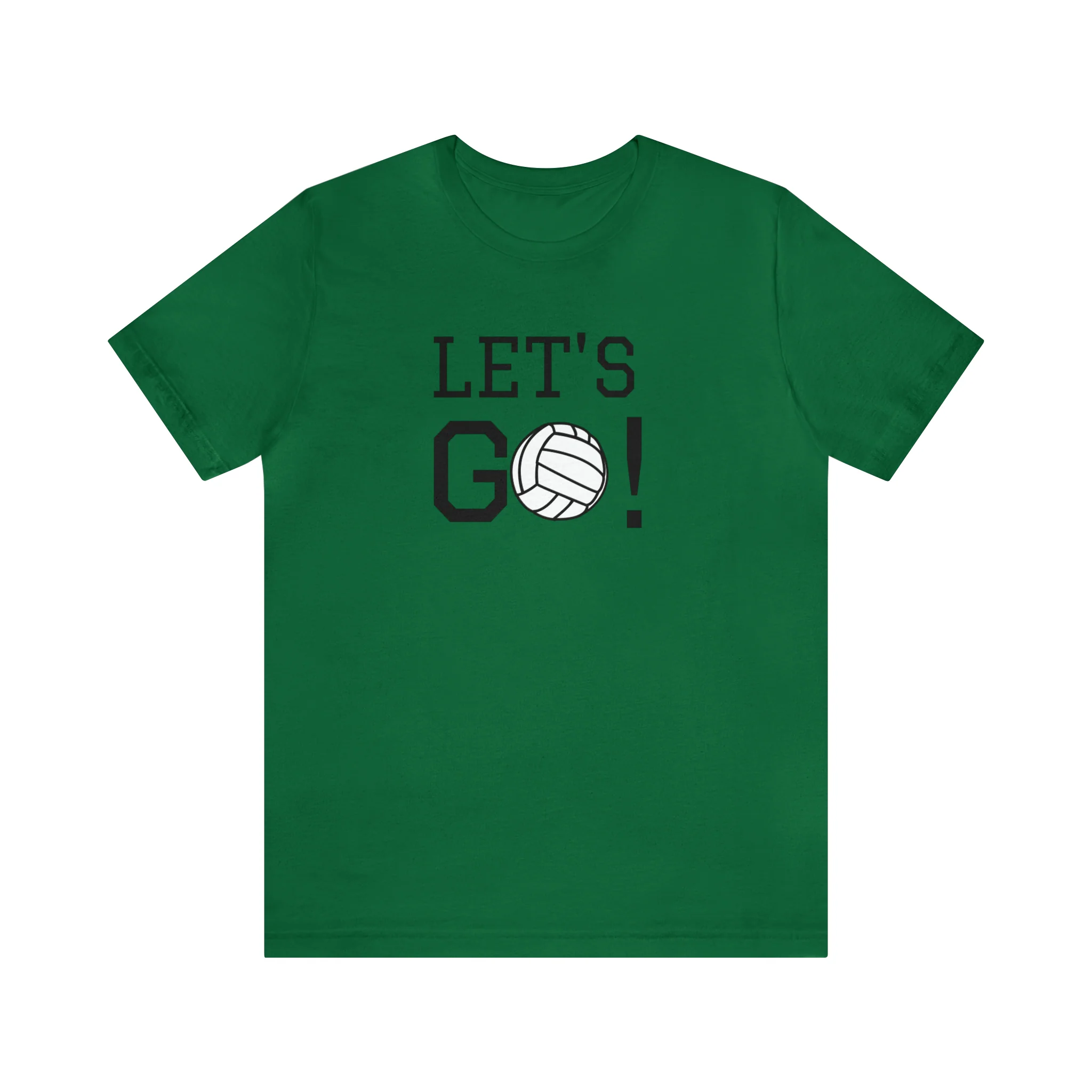 Let's Go! Volleyball Unisex Jersey Short Sleeve Tee