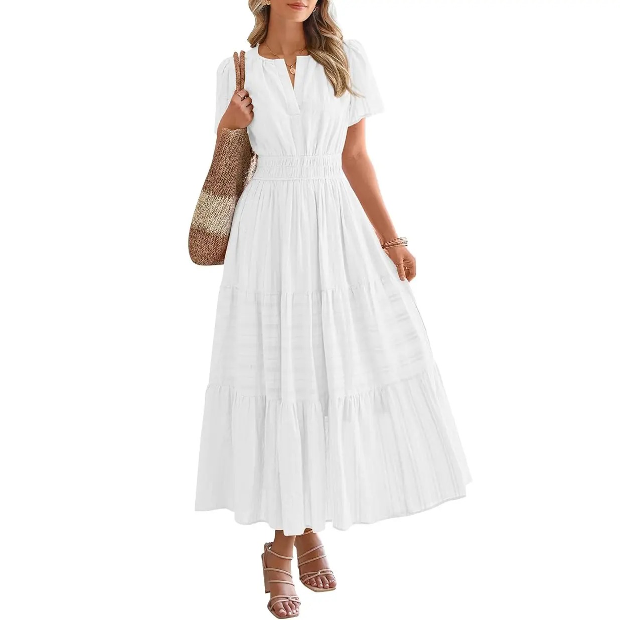 🔥Easter Sale!Women’s Lightweight Boho Maxi Dress with Pockets